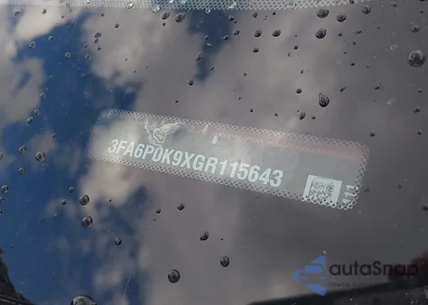 2016 Ford Fusion Titanium z USA, uszkodzony, nr VIN 3FA6P0K9XGR115643